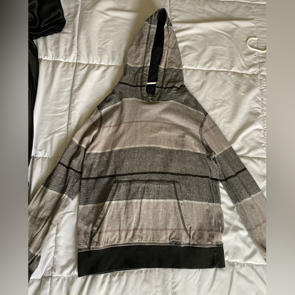 Boys M Oniell sweatshirt black and gray